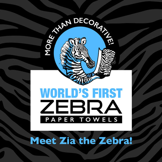World's First Zebra Paper Towel - Try a sample!