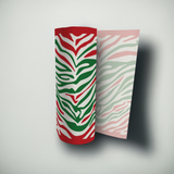 Christmas Zebra Paper Towels (Red + Green) -On Sale Now