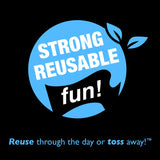 Reusable Paper Towels with Zebra Print - 100 STRONG Sheets per Roll