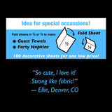 Reusable Paper Towels with Zebra Print - 100 STRONG Sheets per Roll