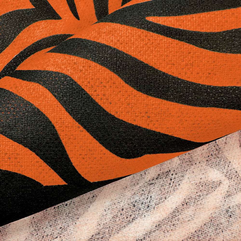 Orange + Black Zebra Paper Towels